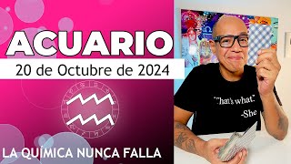 ACUARIO  Horóscopo de hoy 20 de Octubre 2024 [upl. by Uokes]