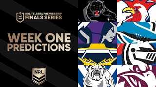 NRL Finals Week 1 Predictions 2024 [upl. by Schild]