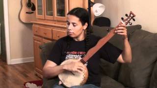 Rhiannon Giddens plays on her gourd banjo quotBriggs Corn Shuckin Jig quot and quotCamptown Hornpipe [upl. by Attiuqehs]