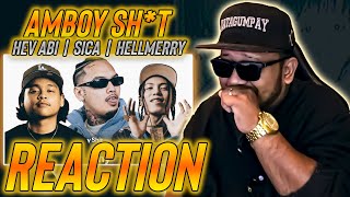 Sica  Amboy Sht Remix ft Hev Abi amp HELLMERRY REACTION VIDEO NokNok Paputok [upl. by Karas492]