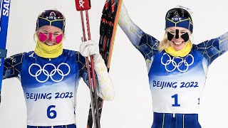 Dubbla medaljer – guld och silver till Sverige i sprinten [upl. by Lonna115]