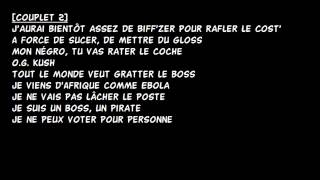 Booba  D U C Lyrics Lyrics Official [upl. by Sirej]