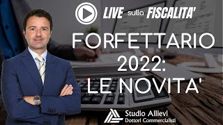 👉🏼 Regime Forfettario 2022 ecco tutte le novità 👈🏼 [upl. by Esiralc]