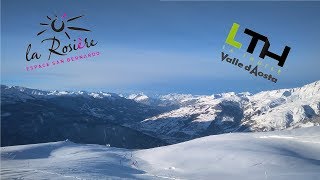 Séjour ski La rosière  LaThuile Noël 2017 HD [upl. by Latyrc614]