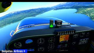 4K Flight ULTRA VFR Mccall Municipal KMYL to Beale AFB KBAB despotasairlines [upl. by Rees309]