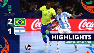 Brazil v Argentina  FIFA Futsal World Cup 2024  Final  Highlights [upl. by Leake]