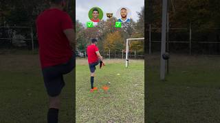 Cristiano vs Neymar goalpost challenge ⚽️🔊 short [upl. by Hewitt]