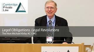 Legal Obligations Legal Revolutions 2016 Cambridge Freshfields Lecture [upl. by Aihseken]