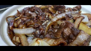 STIR FRY BEEF AND WHITE ONION [upl. by Docila]