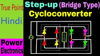 🔴 Step up Bridge Type Cycloconverter  in Hindi [upl. by Anauqed609]