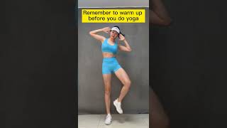 How to do warm ups before Yoga Workout [upl. by Hinch482]