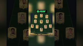 Solutions SBC Hybrid Nation 💪 fc25 career carriere eafc25 ultimateteam [upl. by Iredale]