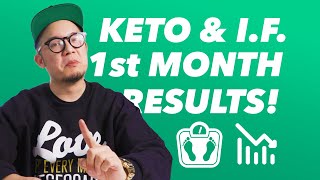 1 MONTH RESULTS Keto and IF Intermittent Fasting from Slow Carb Diet [upl. by Posehn]