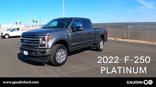 Ford Unleashed a Beast  2022 F250 Platinum Review [upl. by Idnod]