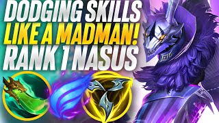 Rank 1 Nasus Dodging Every Ability Like madman  Carnarius  League of Legends [upl. by Basia327]