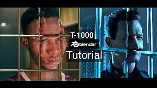 Blender vfx Course vfx T1000 Liquid metal effect in Blender 30 [upl. by Farleigh]