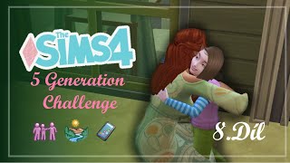 8DÍL 😁 Narozeniny první generace Beáta  The sims 4  5 GENERATION CHALLENGE [upl. by Nnanerak]