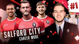 SALFORD CITY CAREER MODE 1  DE ROAD TO GLORY VAN DE CARRIERES [upl. by Alyehs]