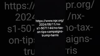 No Tax On Tips Another Thieving CorporateTrump Scam [upl. by Oremodlab]