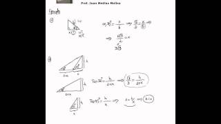 Resolución de triángulos rectángulos [upl. by Ovatsug996]