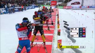 Biathlon WM Staffel der Männer in Nove Mesto 2013 [upl. by Sieracki]