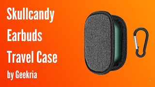 Skullcandy OnEar Headphones Travel Case Hard Shell Headset Carrying Case  Geekria [upl. by Arua701]