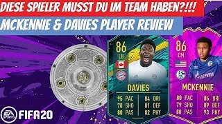 FIFA 20 ALPHONSO DAVIES amp MCKENNIE PLAYER REVIEW DU MUSST DIESE FUTURE STARS SBC MACHEN [upl. by Worsham450]