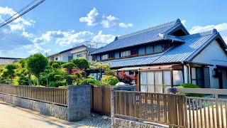 4K Japan Walk  Japanese Countryside Village  Neighborhood Walking Tour in Suburban Nagoya [upl. by Mahalia]