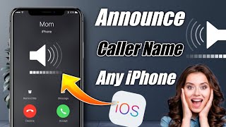 😍 How To Announce Caller Name In iPhone  How To Turn On Announce Calls On iPhone  Announce Calls [upl. by Unders30]