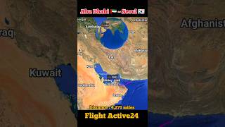 Abu Dhabi to Seoul flight Route ✈️  Etihad Airways  flight aviation [upl. by Nichols58]