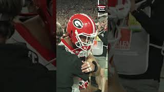 Kirby Smart makes sure to embrace his Dawgs coming off the field at Alabama [upl. by Ysak]