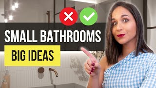 ✅ TOP 10 Ideas for SMALL BATHROOMS  Interior Design Ideas and Home Decor  Tips and Trends [upl. by Drucill340]