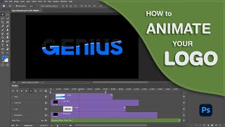 Want to Animate Your Logo Heres the BEST PHOTOSHOP tutorial [upl. by Aufmann]