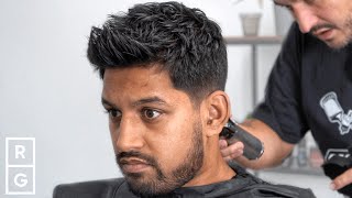 New Haircut After the Same Style His WHOLE LIFE  Smart Textured Taper Haircut FULL HAIRCUT [upl. by Savdeep371]