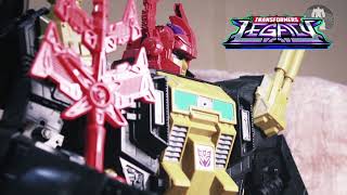 Transformers Legacy Titan BLACK ZARAK  Stop Motion [upl. by Casie958]