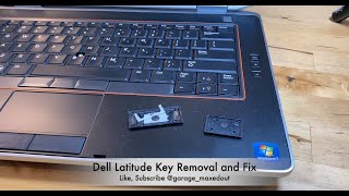 Tutorial How to remove and replace keys on Dell Latitude keyboard [upl. by Serdna]