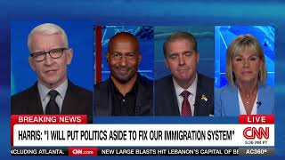 Van Jones Gretchen Carlson and Scott Jennings react to Kamala Harris border speech [upl. by Sholom]