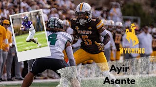 Ayir Asante WR Wyoming  2024 NFL Draft Prospect Zoom Interview [upl. by Armahs]