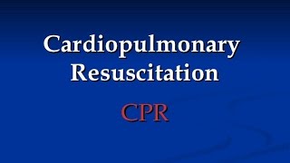 Cardiopulmonary resuscitation CPR 2017 First aid procedure [upl. by Timoteo]