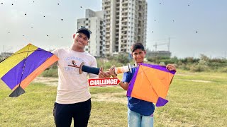 Kite Fighting Challange in Ground  Kite Flying  Kites Vlog [upl. by Whetstone]