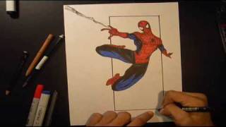 How to Draw Spiderman Marvel [upl. by Stace]