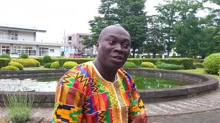 Study in Japan Interview with Mr Andrew Charles Frimpong [upl. by Omura525]