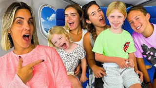 10 HOUR Flight With 6 Kids [upl. by Yraht]