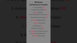 Boost Your PCs Performance WindowsPerformance PCSpeedUp Shorts OptimizeWindows SpeedUpYourP [upl. by Bolme]