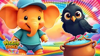 Ek Kauwa Pyasa Tha  एक कौवा प्यासा था  Hindi Nursery Songs For Kids [upl. by Griggs]