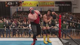 WWE 2K24 Bam Bam Bigelow amp Vader vs The Steiner Brothers [upl. by Pachston]