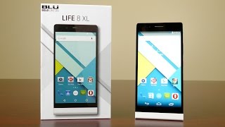 BLU Life 8 XL Unboxing amp First Impressions [upl. by Eenwat]