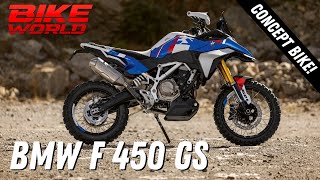 New Concept BMW F 450 GS  Eicma First Look [upl. by Donald]