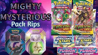 Ripping Mighty Mysterious Tins Evolving Skies Giveaway All Week [upl. by Salita]