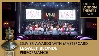 Legally Blonde performs Legally Blonde Reprise  Olivier Awards 2011 with Mastercard [upl. by Jasik878]